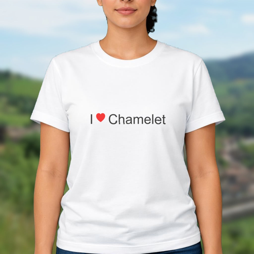 T-shirt I love chamelet
