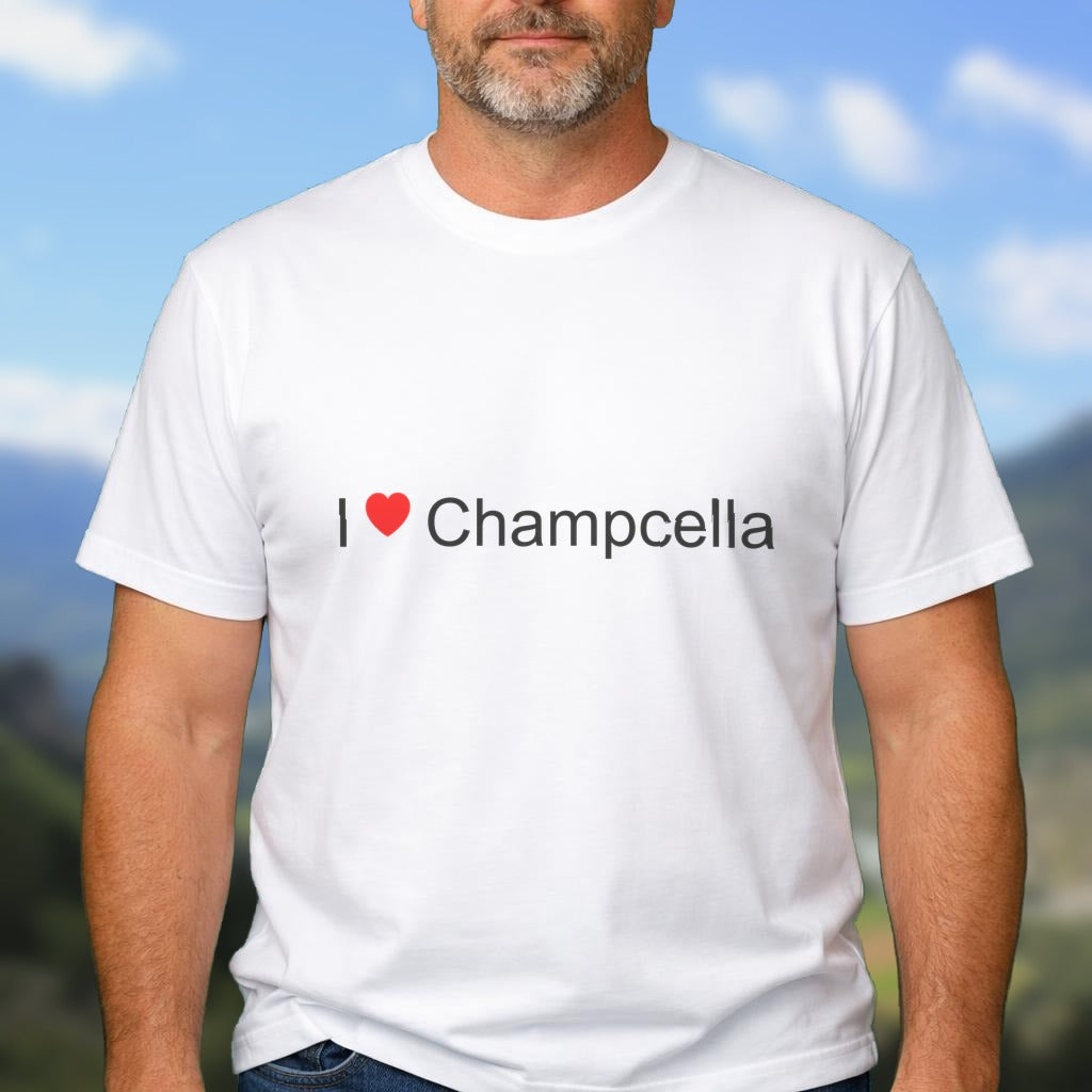 T-shirt I love champcella