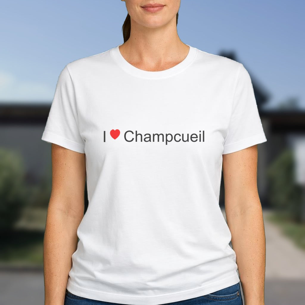 T-shirt I love champcueil