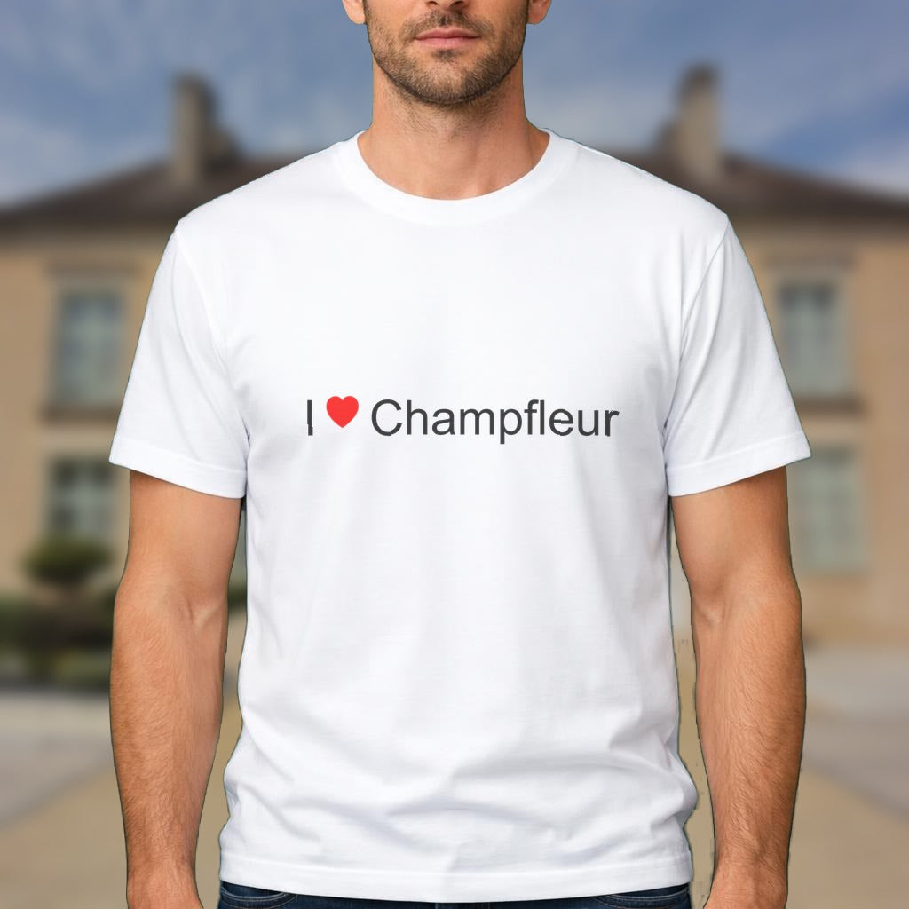 T-shirt I love champfleur