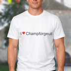 T-shirt I love champforgeuil