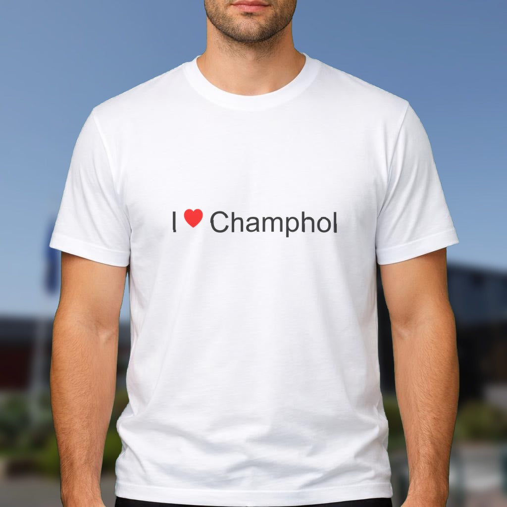 T-shirt I love champhol