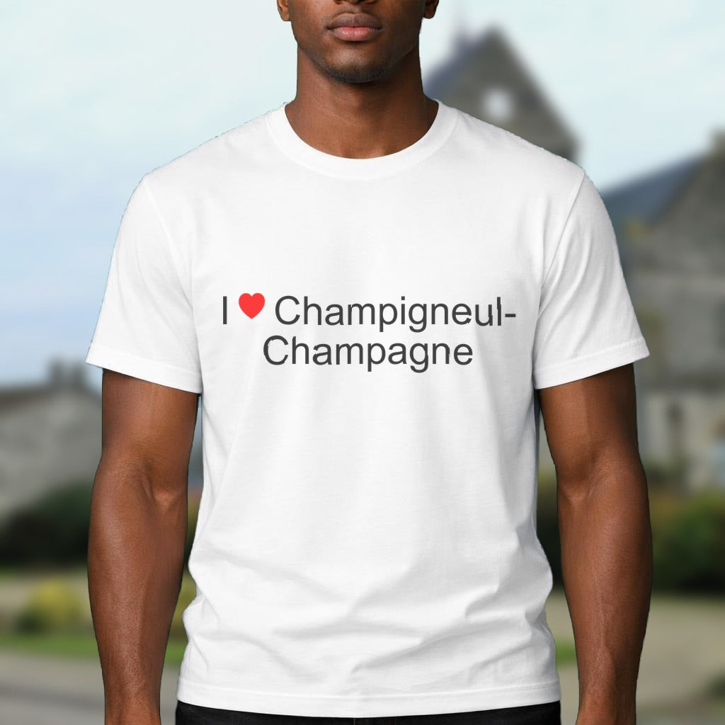 T-shirt I love champigneul-champagne