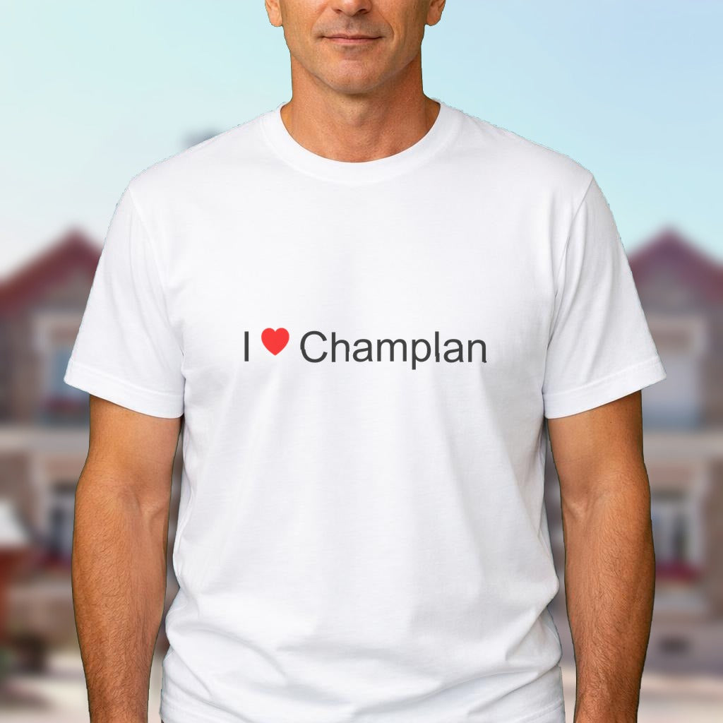 T-shirt I love champlan