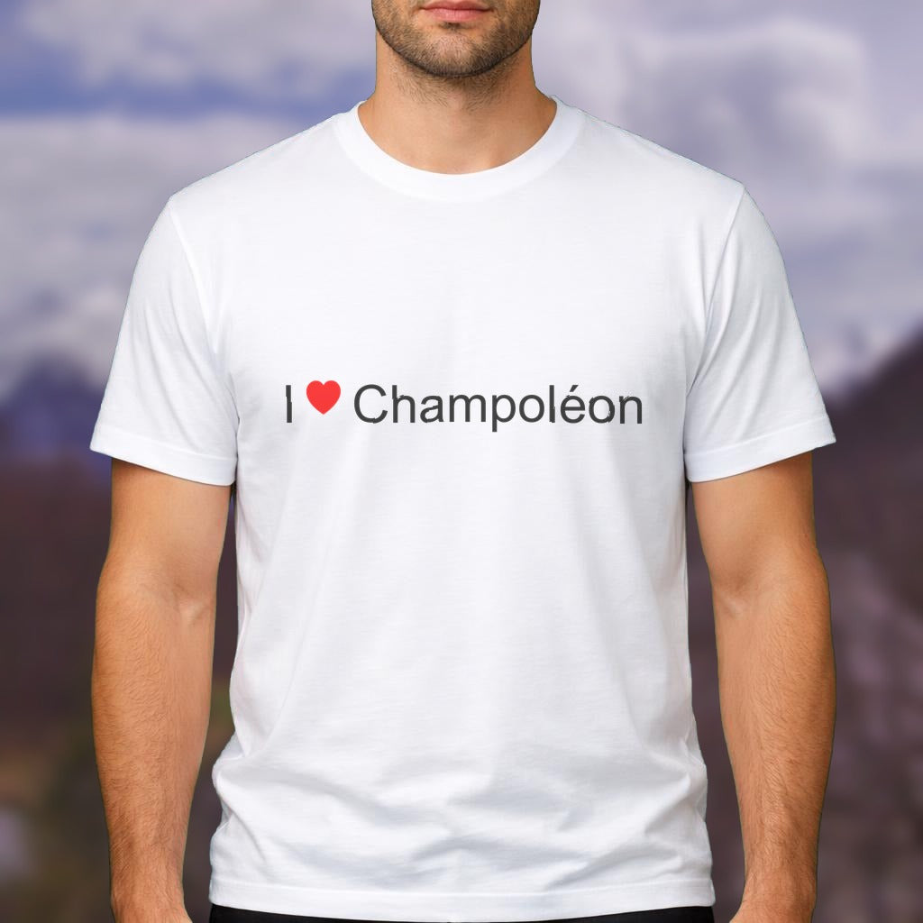 T-shirt I love champoléon