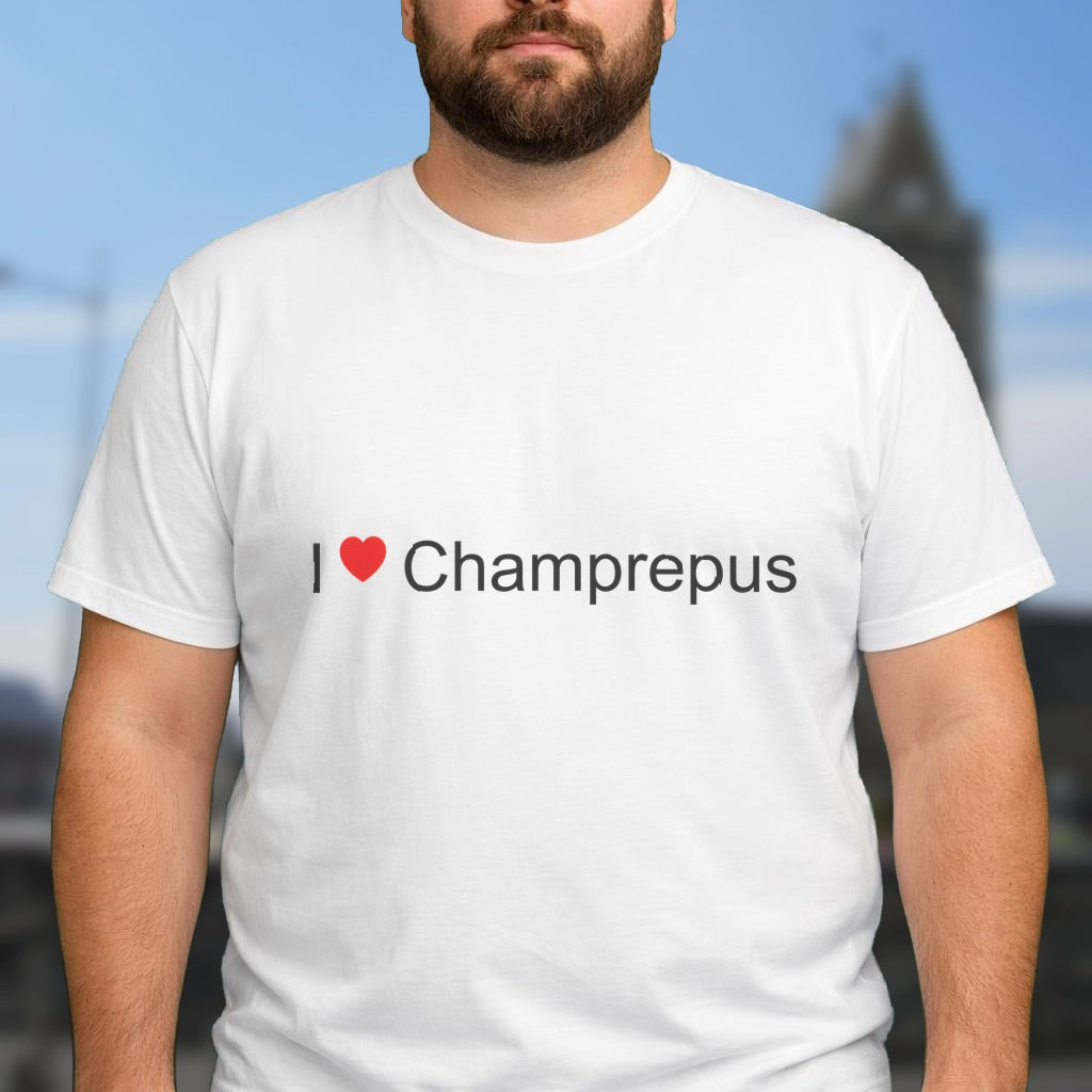 T-shirt I love champrepus