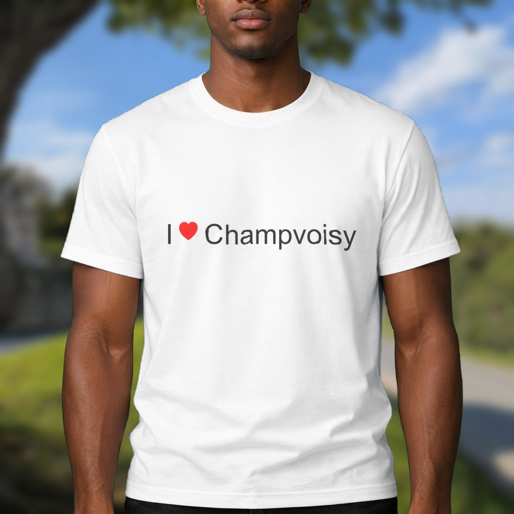 T-shirt I love champvoisy