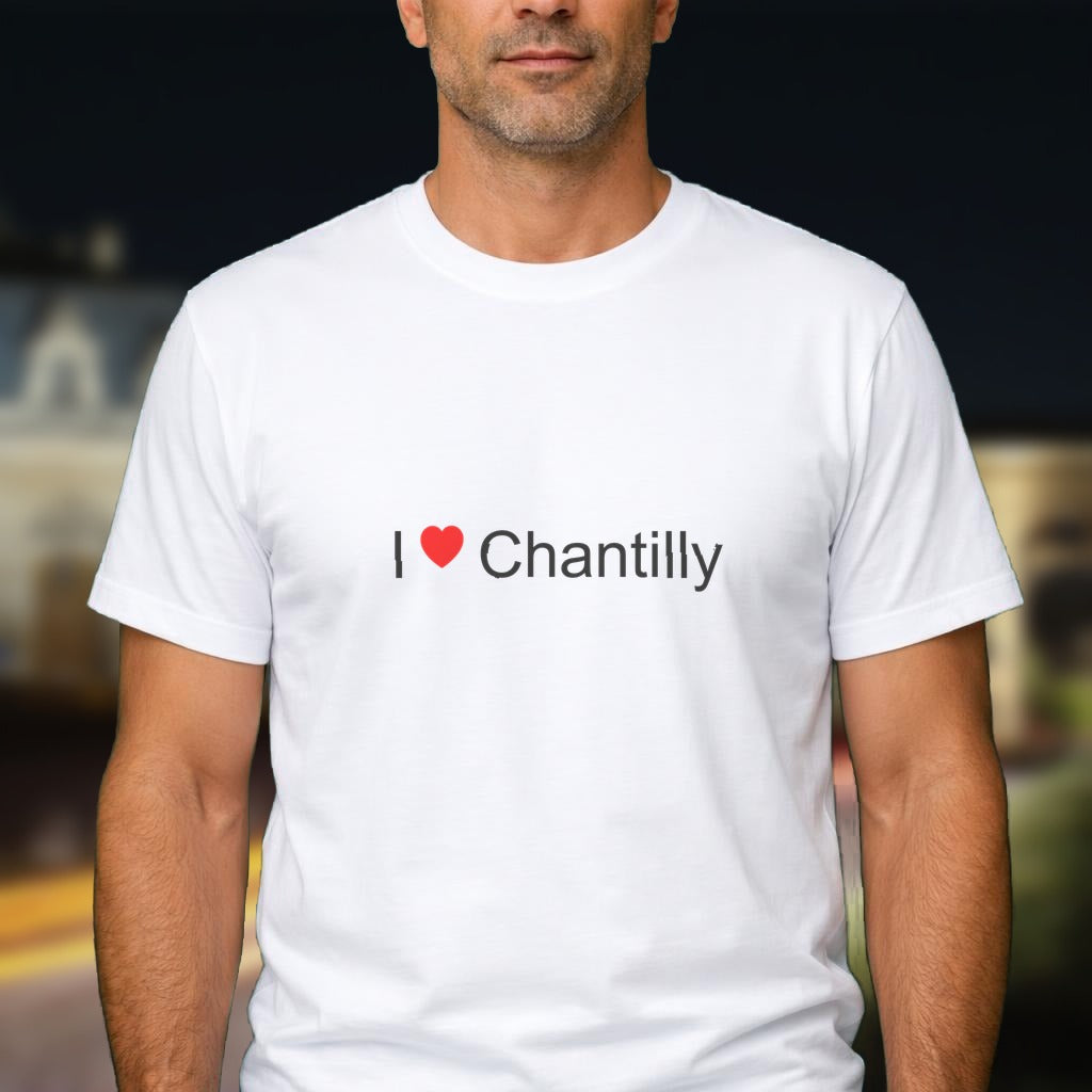 T-shirt I love chantilly