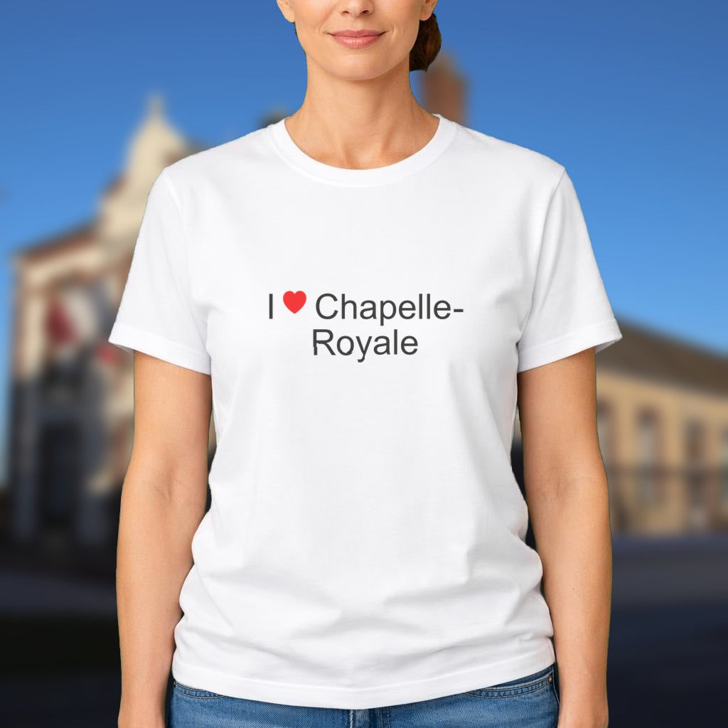 T-shirt I love chapelle-royale