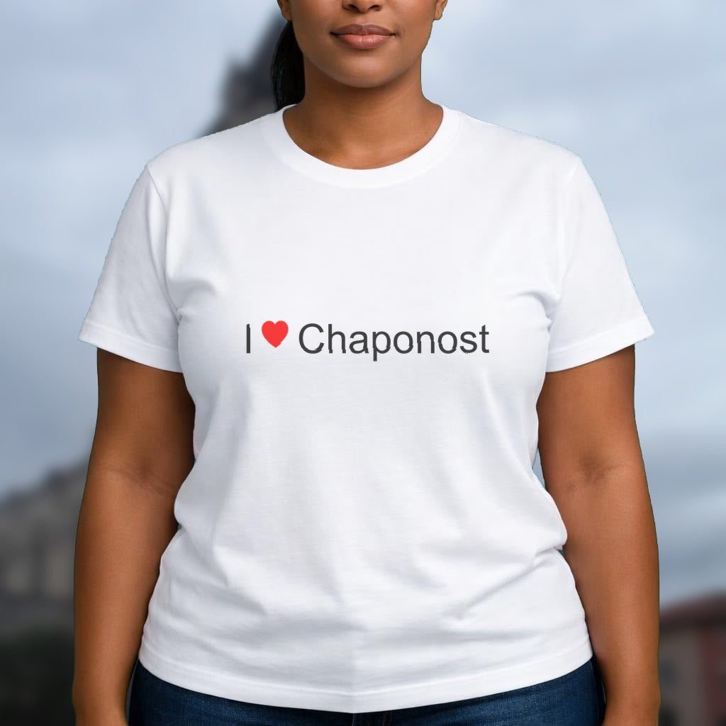 T-shirt I love chaponost