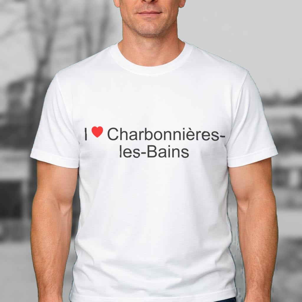 T-shirt I love charbonnières-les-bains
