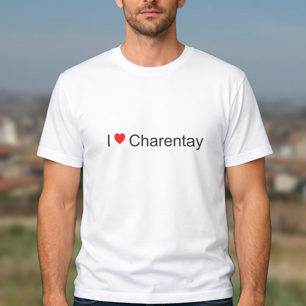 T-shirt I love charentay