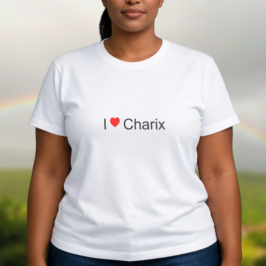 T-shirt I love charix