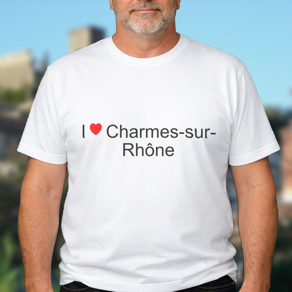 T-shirt I love charmes-sur-rhône