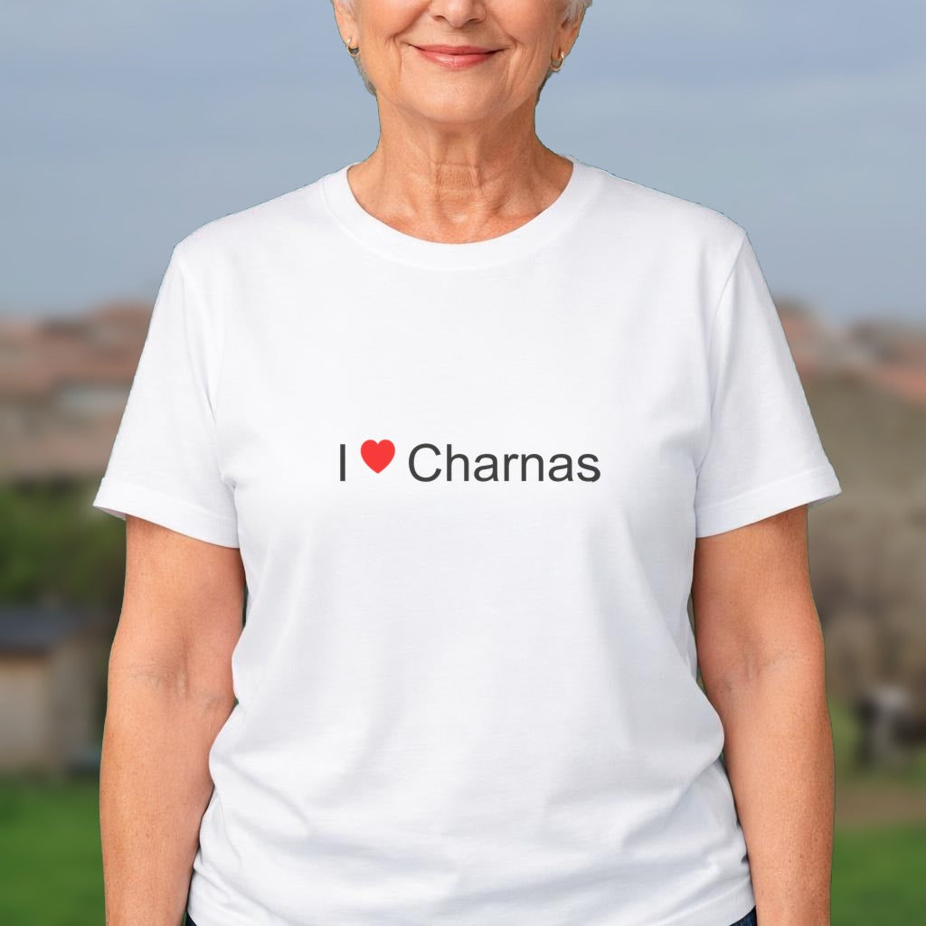 T-shirt I love charnas