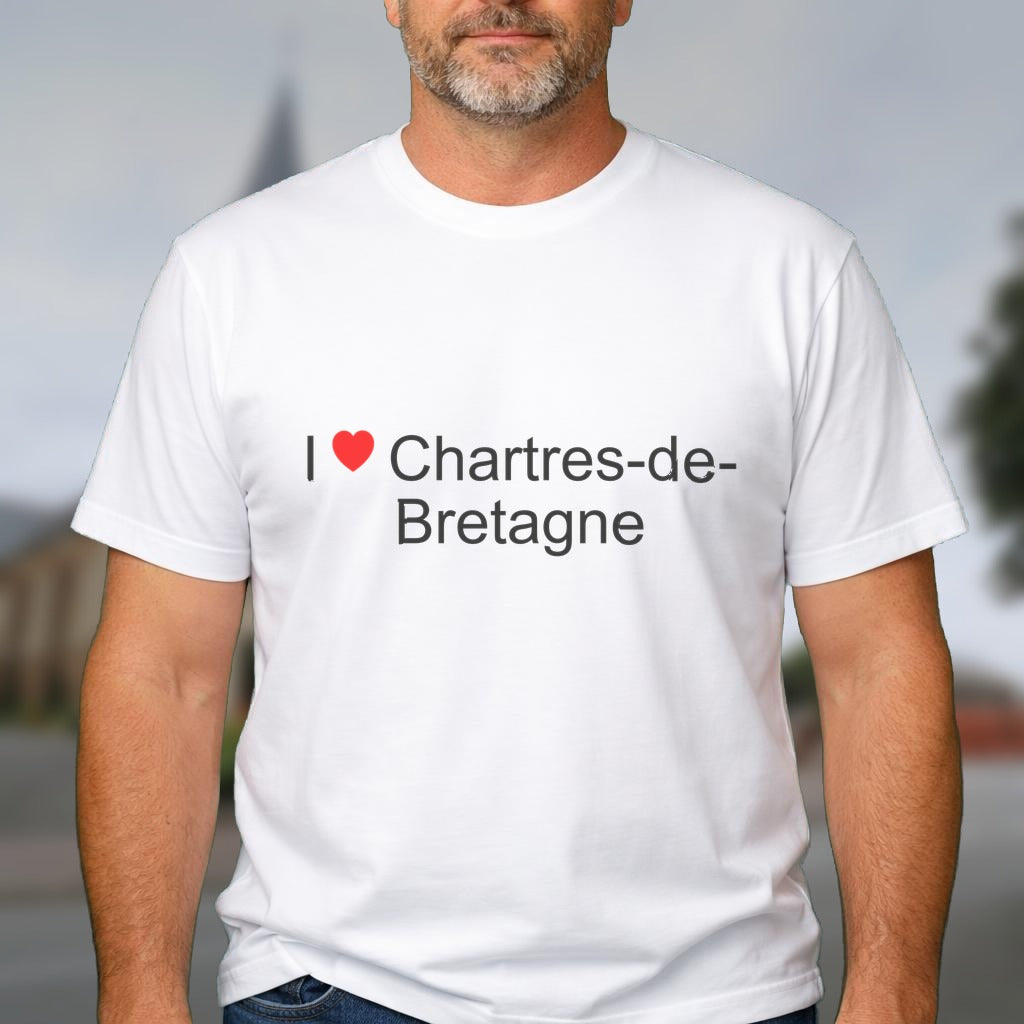 T-shirt I love chartres-de-bretagne