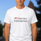 T-shirt I love charvieu-chavagneux