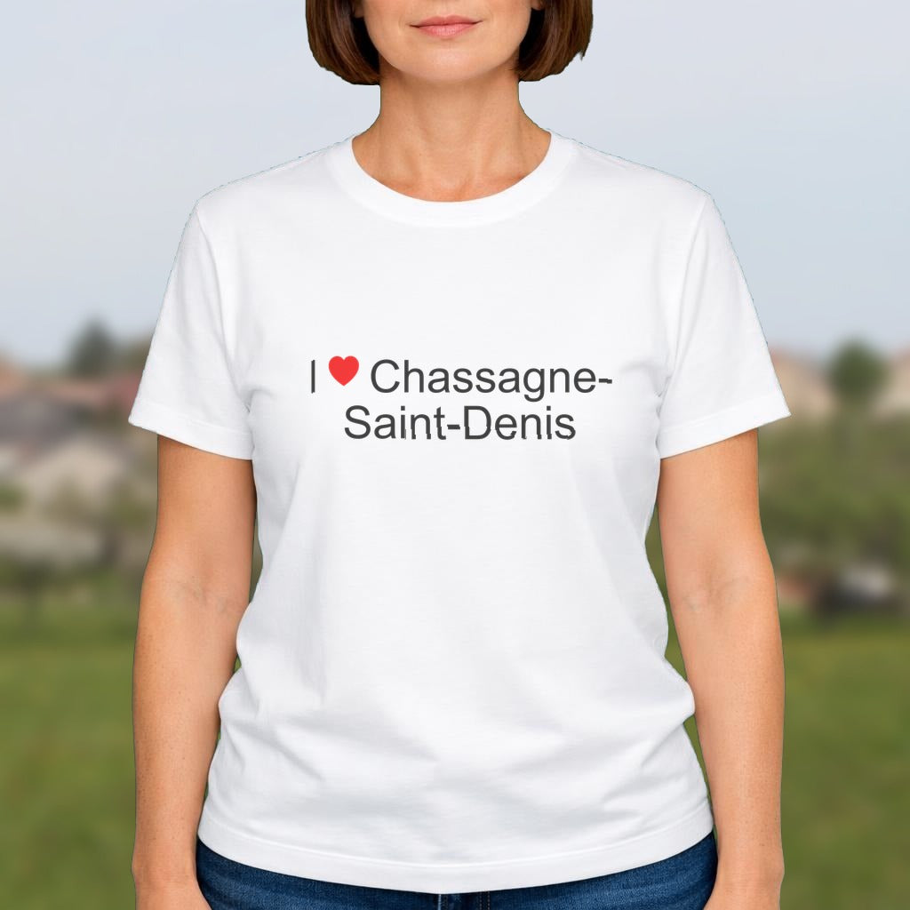 T-shirt I love chassagne-saint-denis