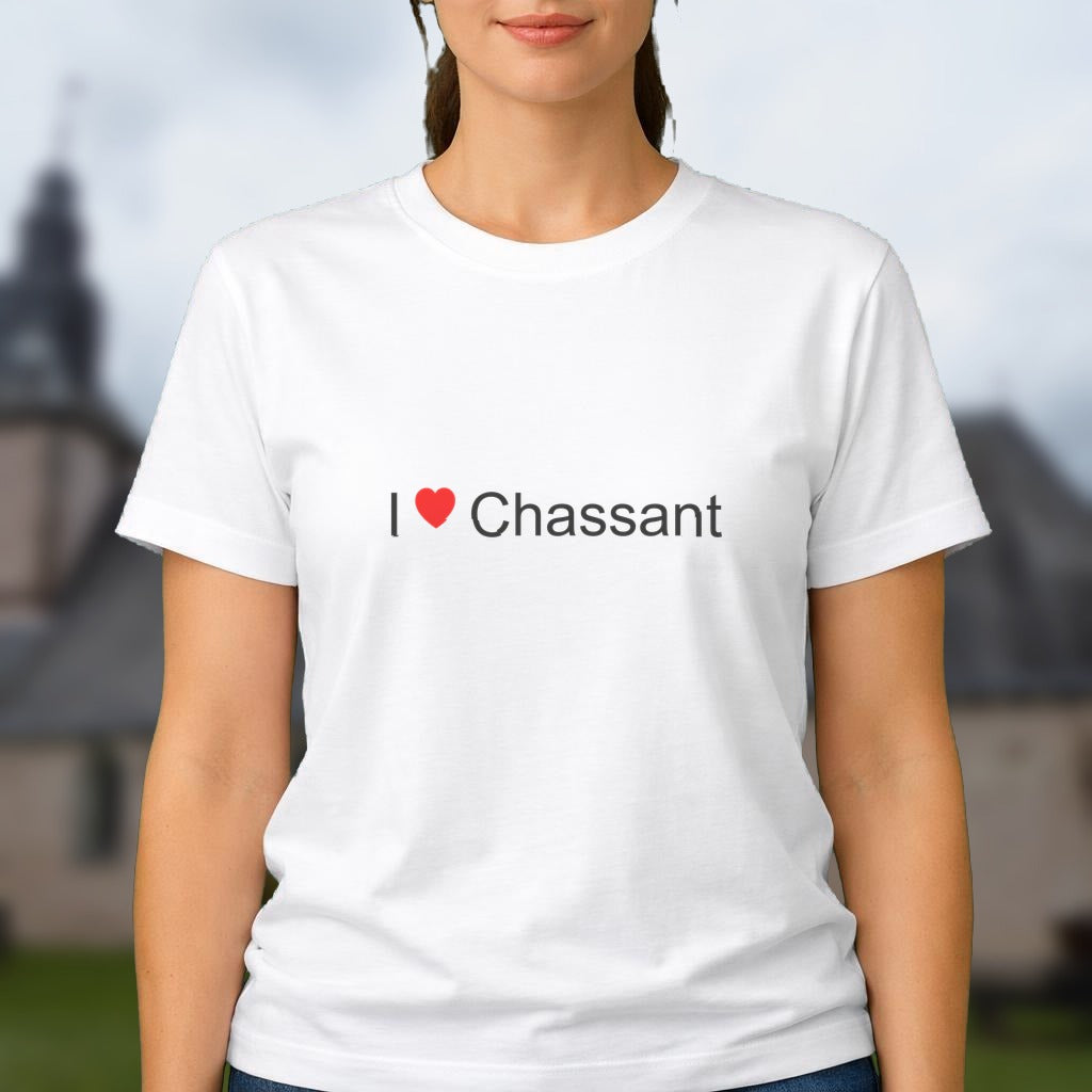 T-shirt I love chassant