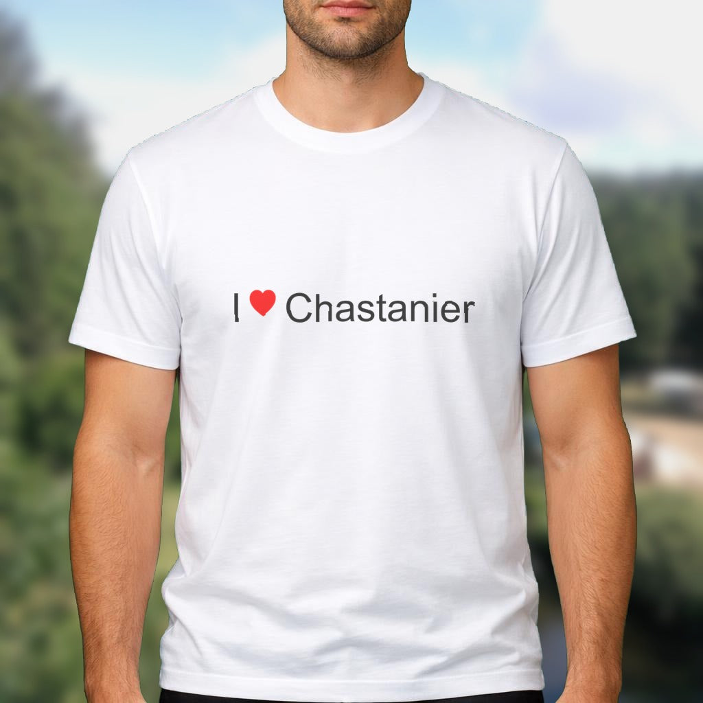 T-shirt I love chastanier