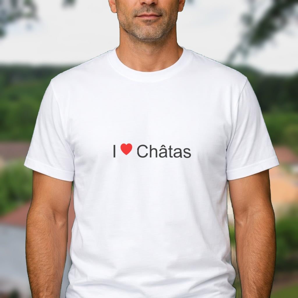 T-shirt I love châtas