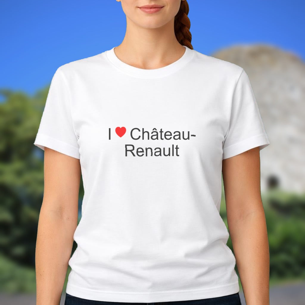 T-shirt I love château-renault