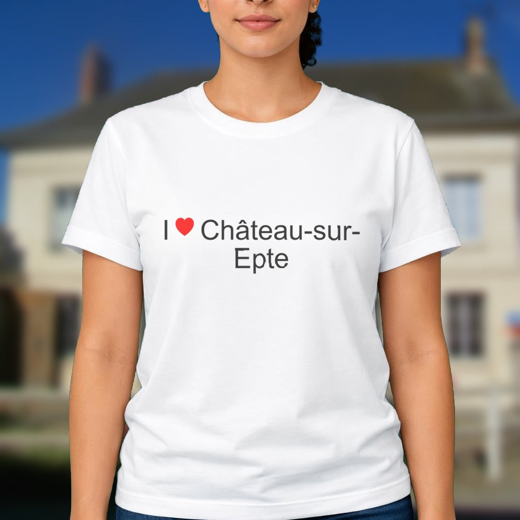 T-shirt I love château-sur-epte