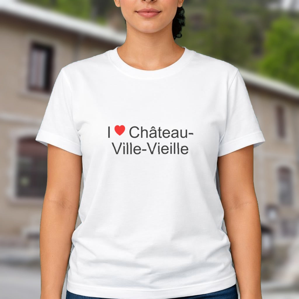 T-shirt I love château-ville-vieille
