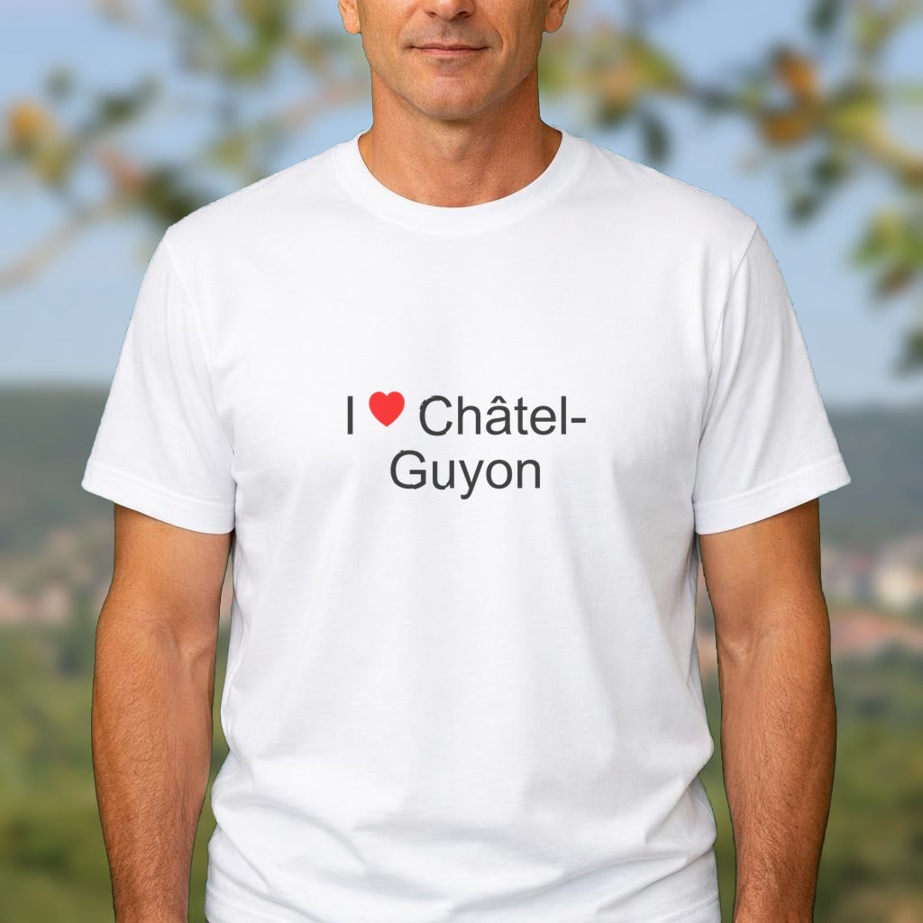 T-shirt I love châtel-guyon