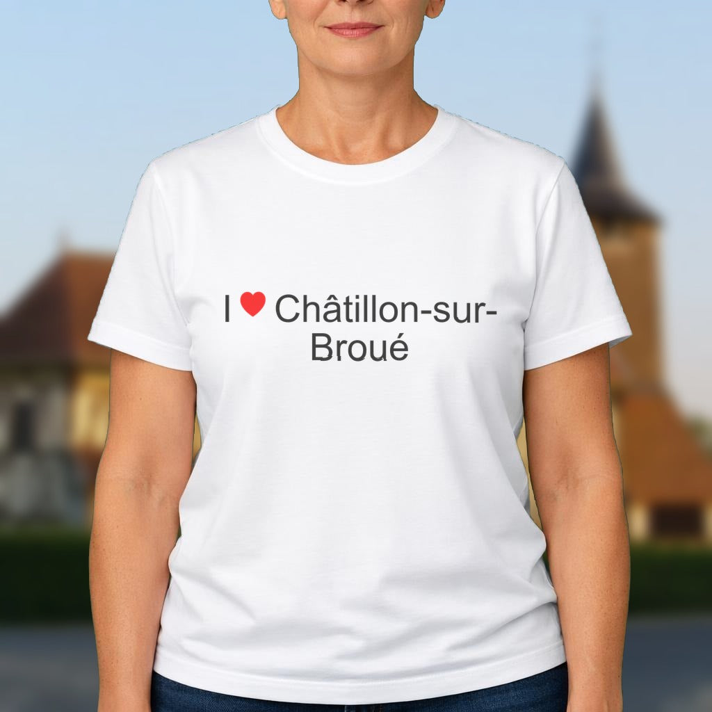 T-shirt I love châtillon-sur-broué