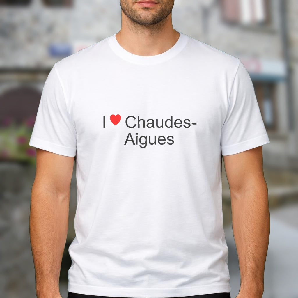 T-shirt I love chaudes-aigues