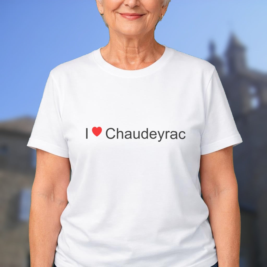 T-shirt I love chaudeyrac