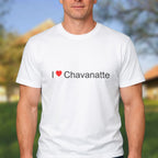 T-shirt I love chavanatte