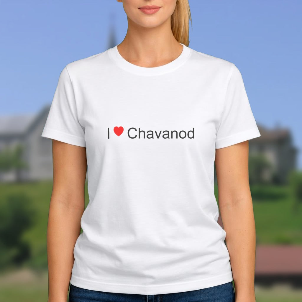 T-shirt I love chavanod