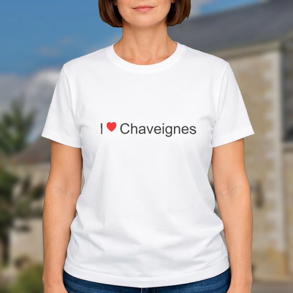 T-shirt I love chaveignes