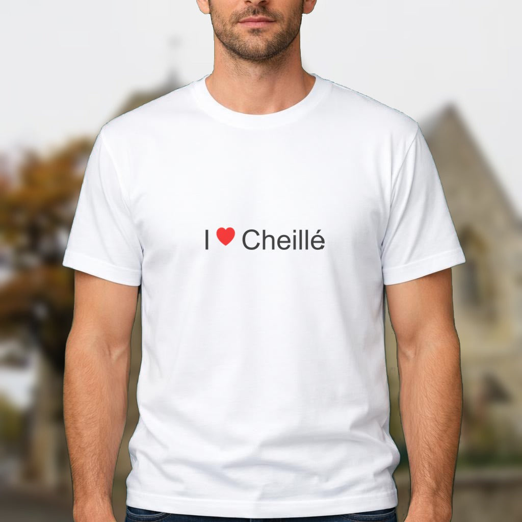 T-shirt I love cheillé