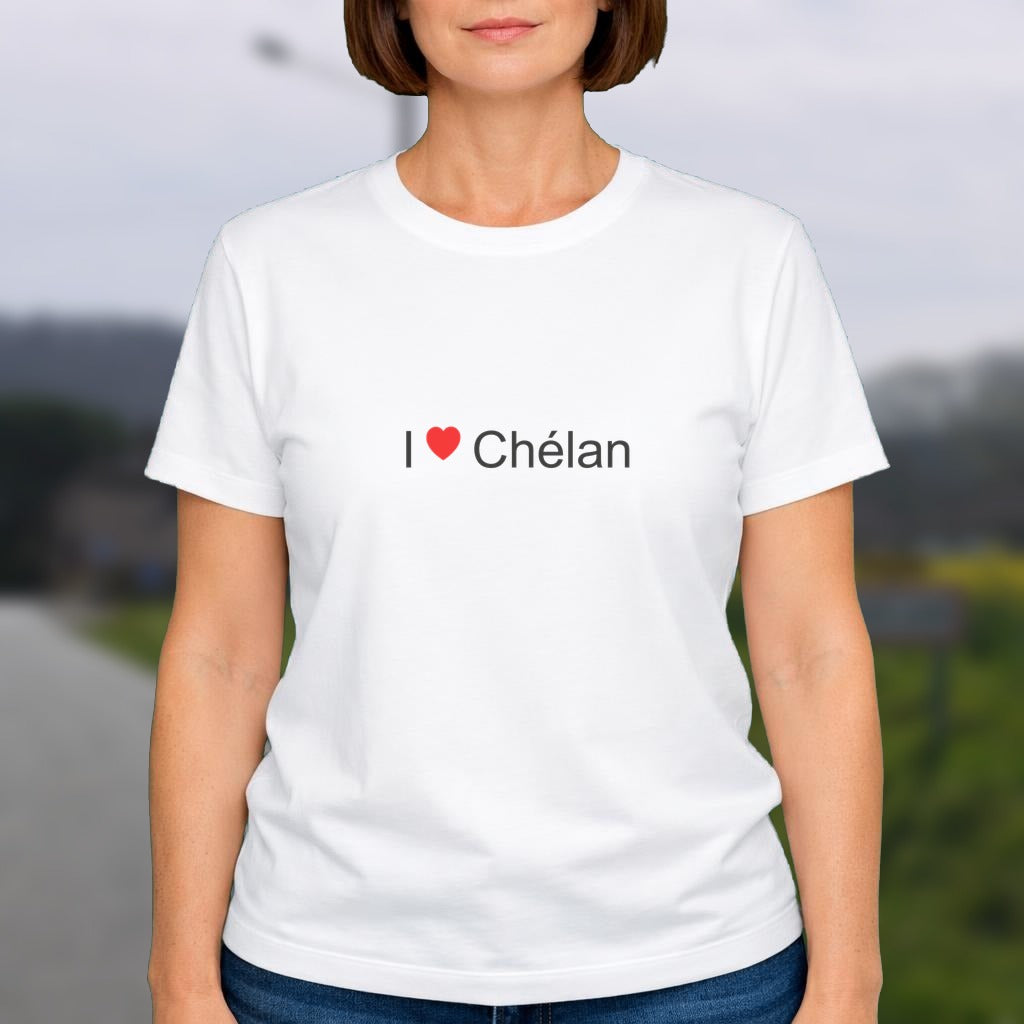 T-shirt I love chélan