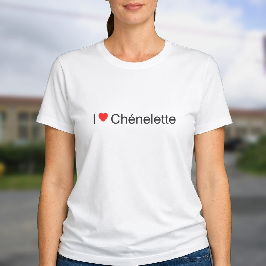 T-shirt I love chénelette