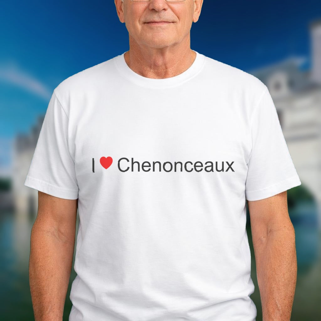 T-shirt I love chenonceaux