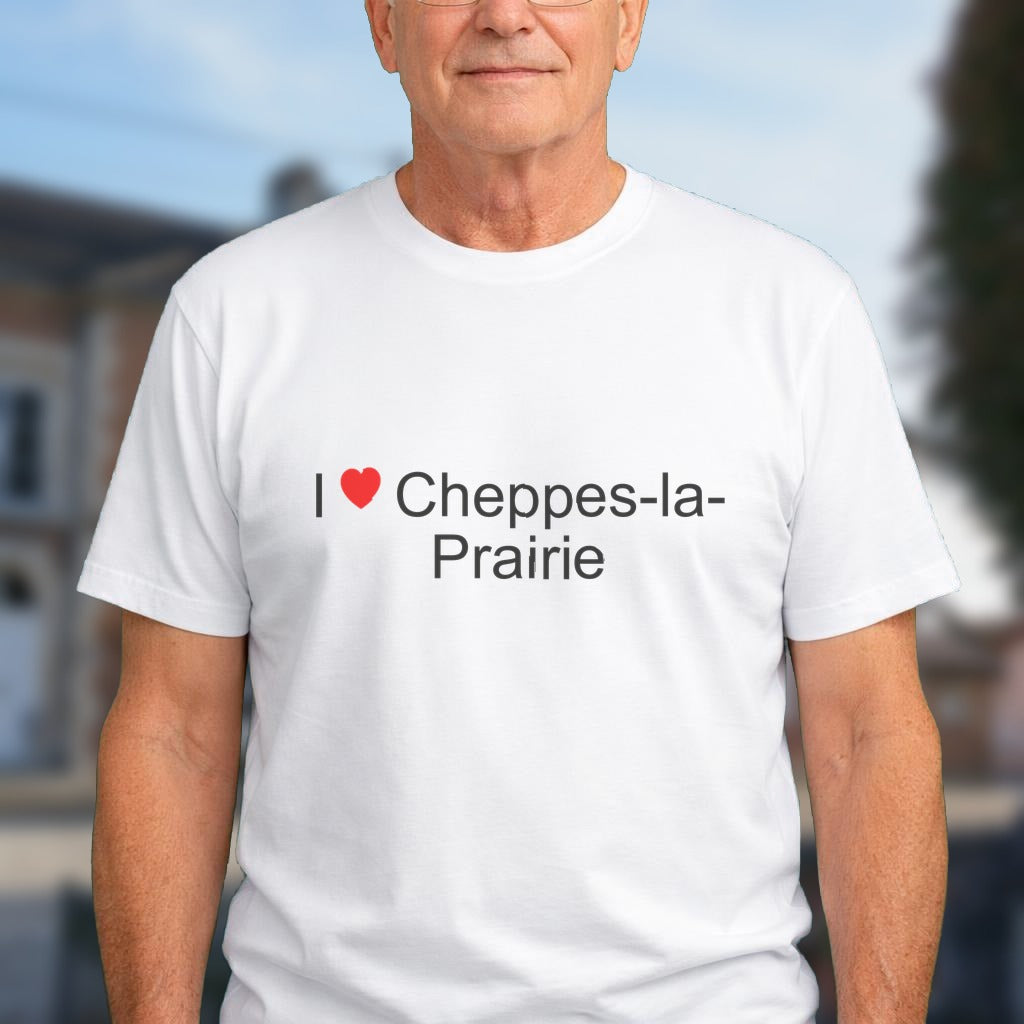 T-shirt I love cheppes-la-prairie
