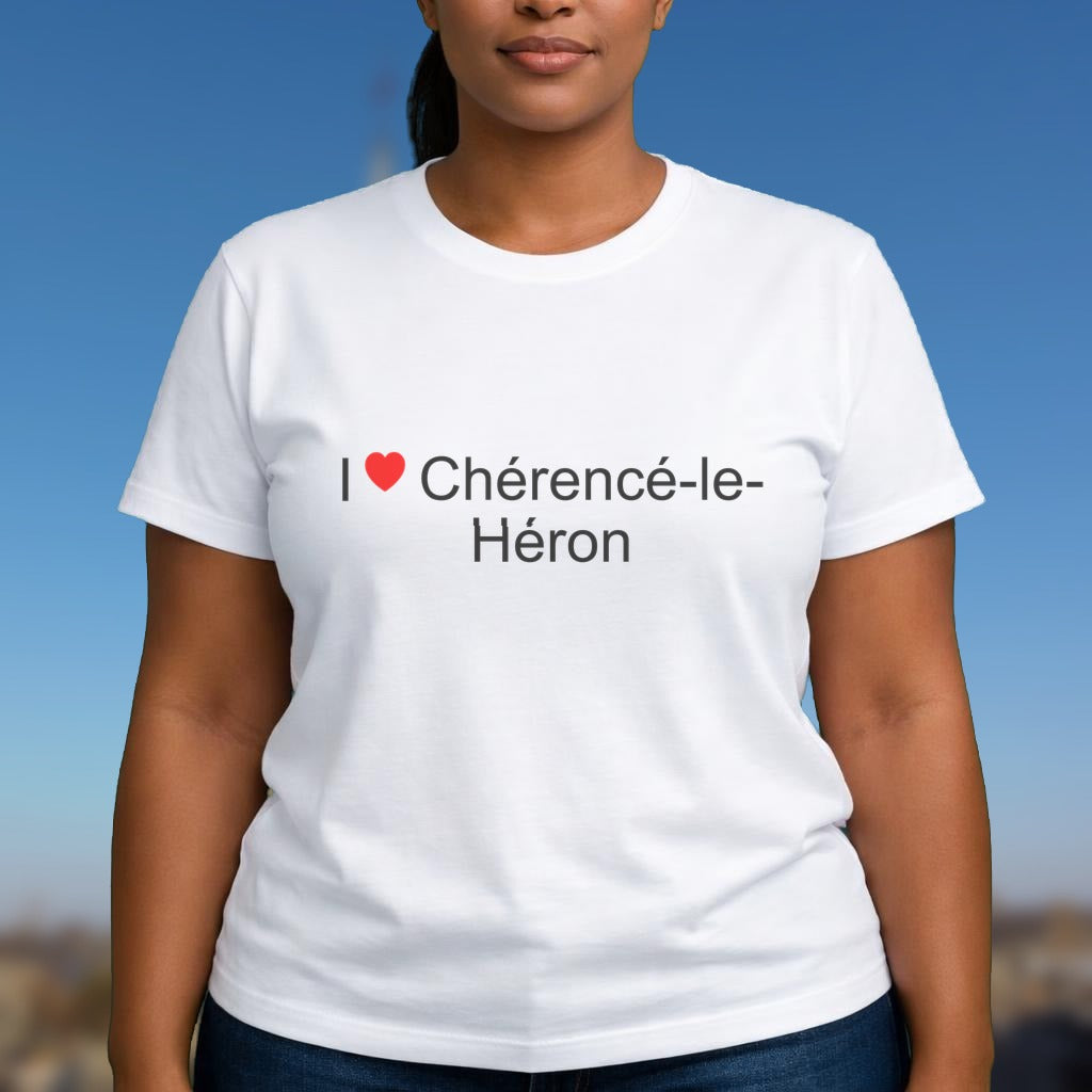 T-shirt I love chérencé-le-héron