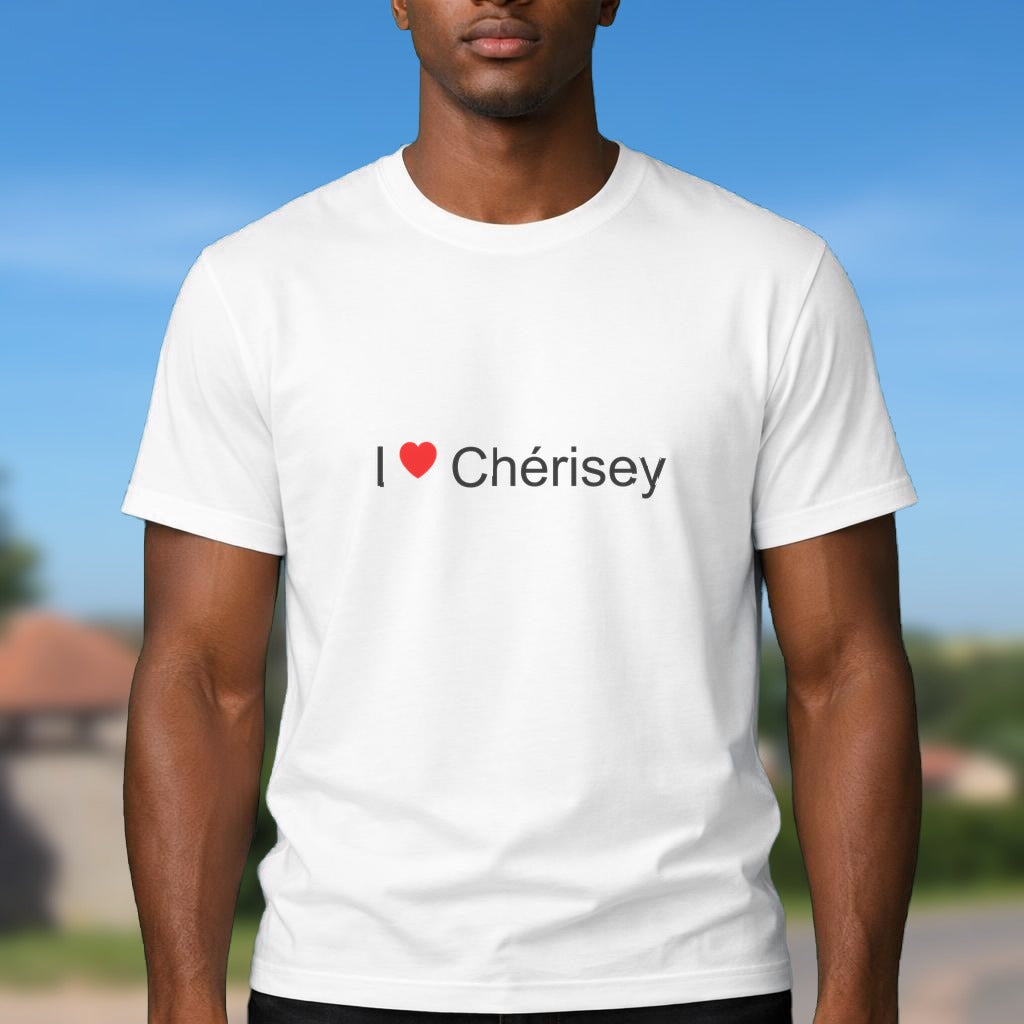 T-shirt I love chérisey