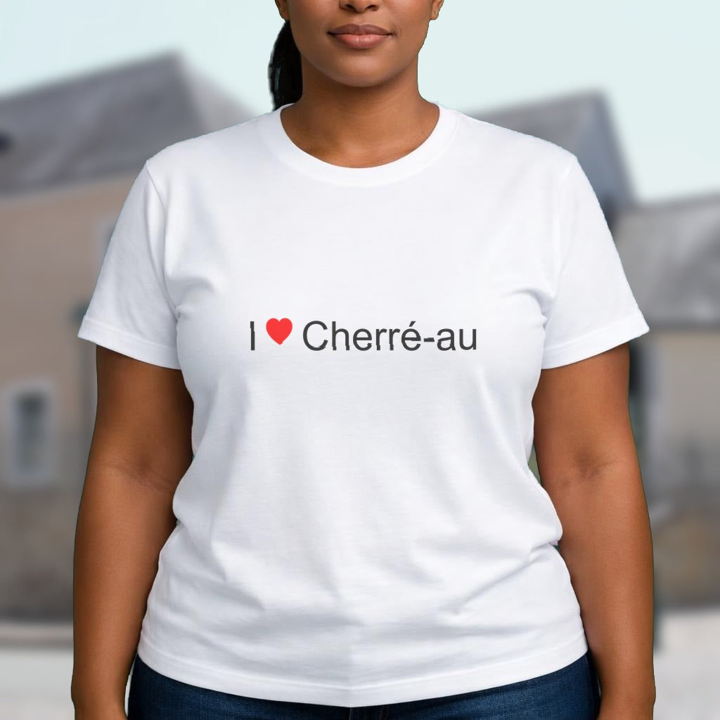 T-shirt I love cherré-au