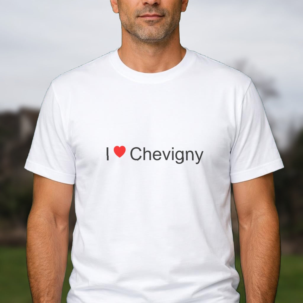 T-shirt I love chevigny