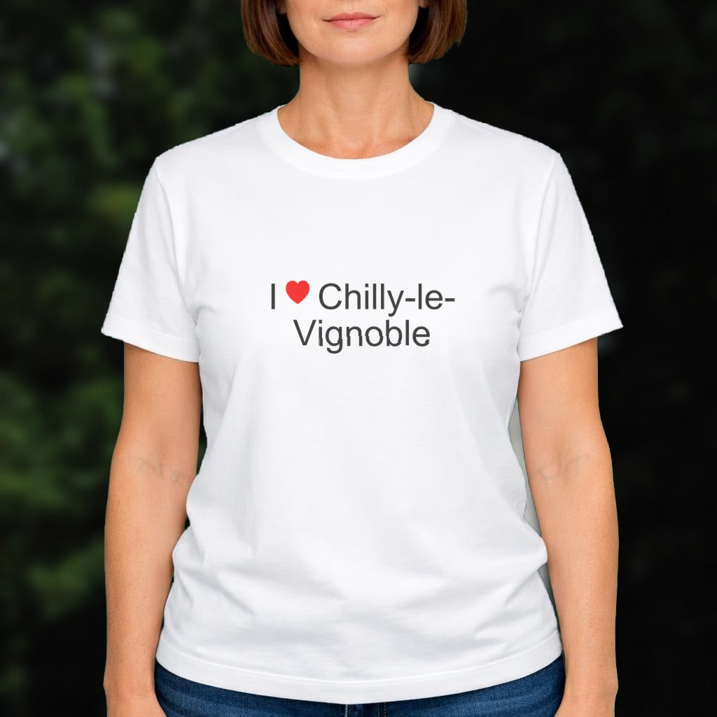 T-shirt I love chilly-le-vignoble