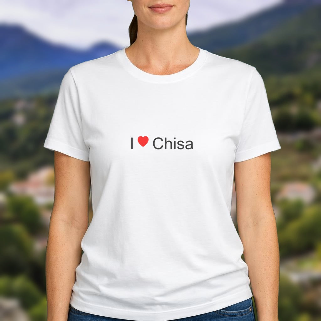T-shirt I love chisa