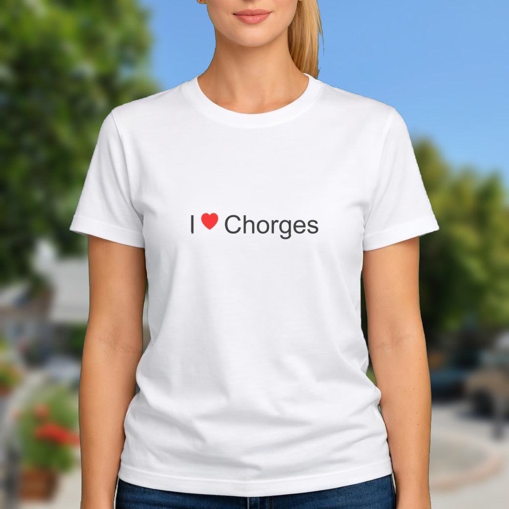 T-shirt I love chorges
