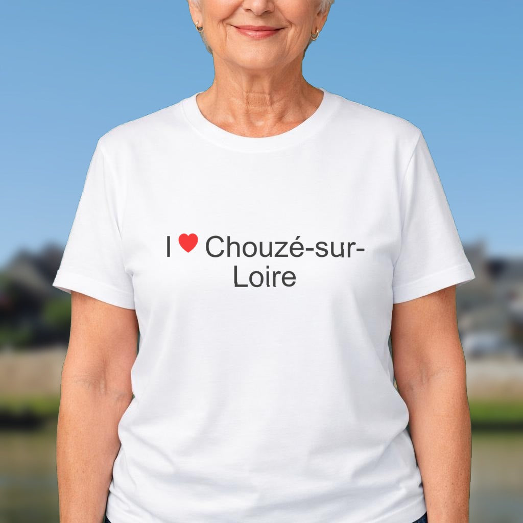 T-shirt I love chouzé-sur-loire