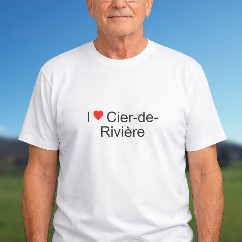 T-shirt I love cier-de-rivière