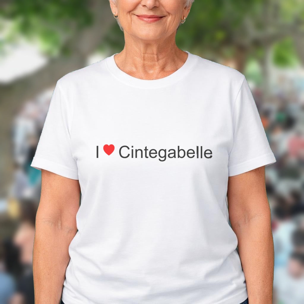 T-shirt I love cintegabelle